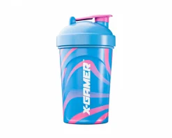 X-Zero Shaker 500ml - Swirly Blue & Pink