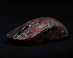 YING Forged Carbon Fiber Gaming Mouse - Red