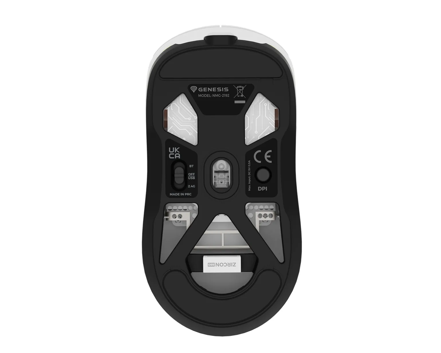 Zircon 660 Wireless Gaming Mouse - White
