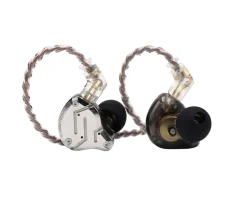 ZS10 Pro IEM Headphones with 3.5mm Microphone - Black